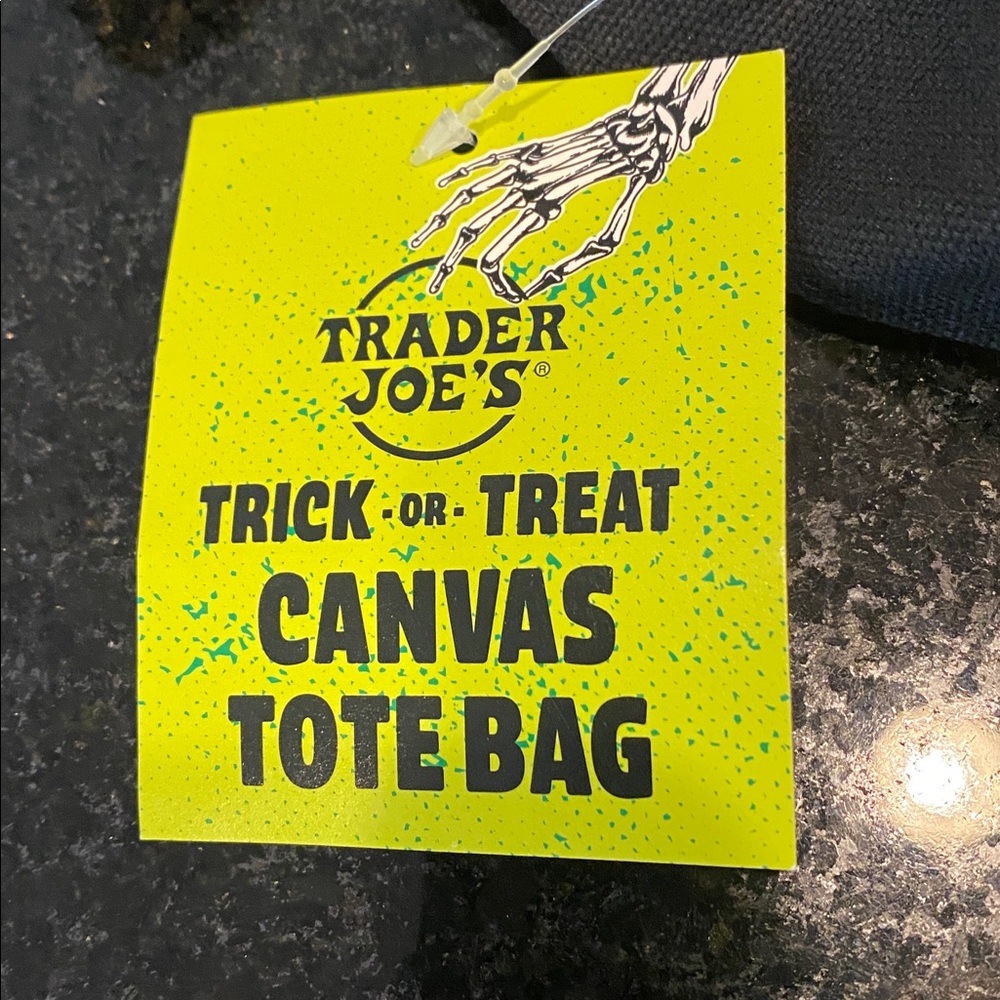 Trader Joe's Black Canvas Tote Bag - Picture 11 of 11